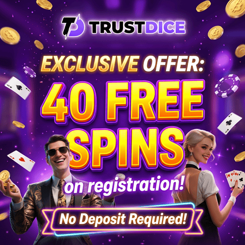 Join TrustDice and get free spins! 