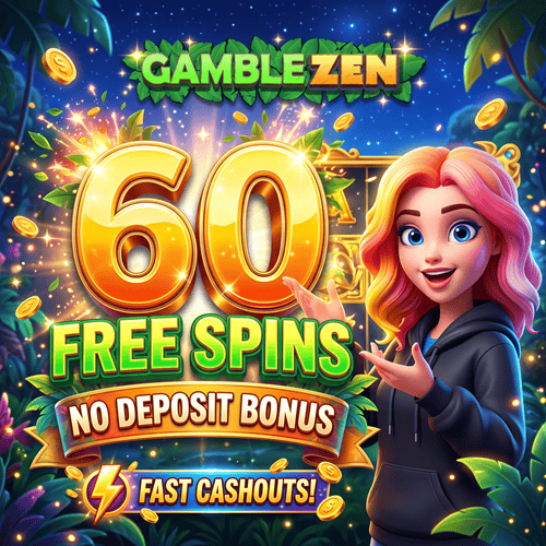 Get 60 gratis spins on registration! 