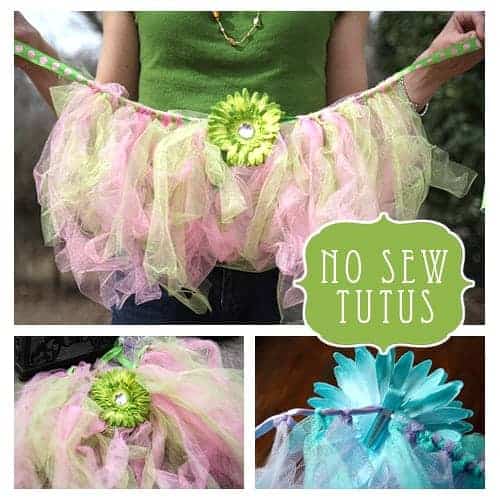 Fairy Birthday Party Ideas! No Sew Tutus Craft  by LivingLocurto.com