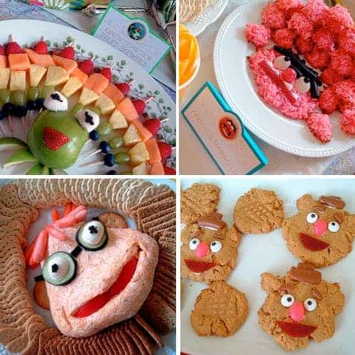 The Muppets Party Fun Food Ideas - Kermit, Fozzie Cookies, Scooter Cheeseball by Alicia Policia