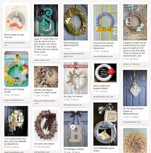 Holiday and Spring Wreath Ideas Pinterest Board by Living Locurto