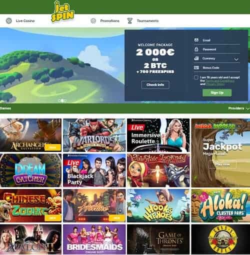 Jet Spin Casino Review