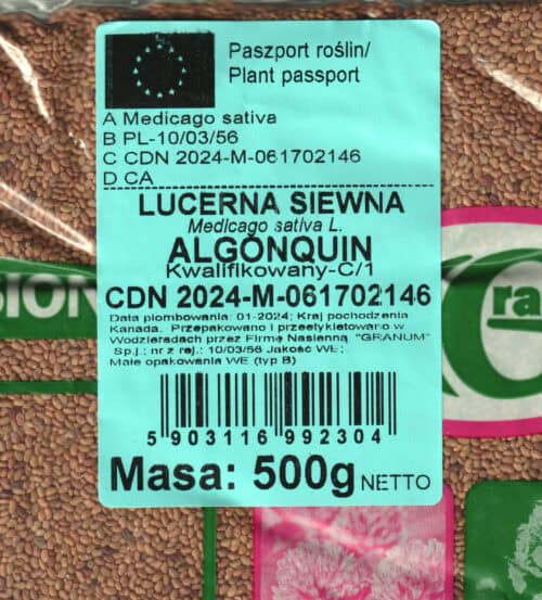 Lutsern "Algonquin" 0,5kg