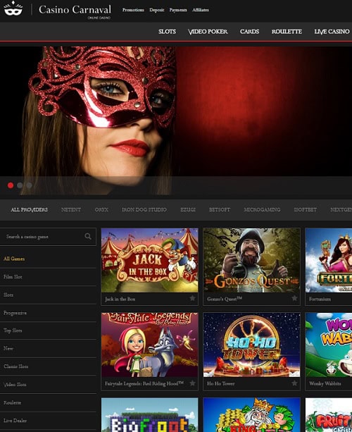 CasinoCarnaval free bonus