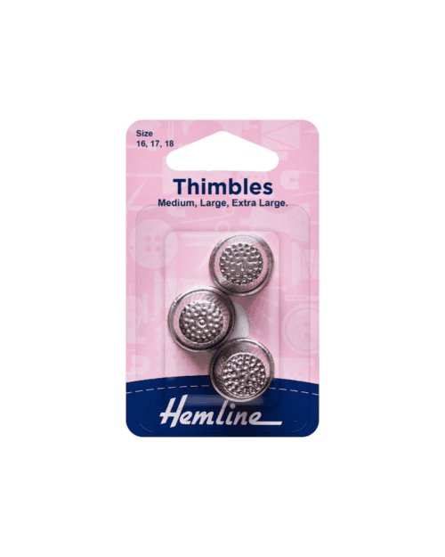 Hemline Thimbles - Medium, Large, Extra Large