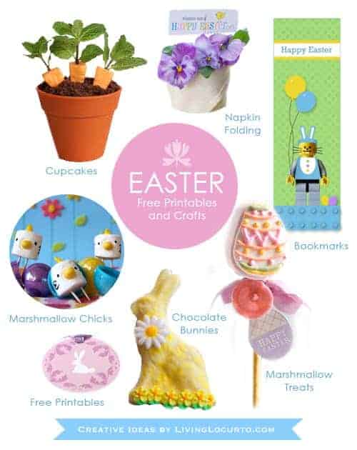 Easter Crafts and Free Printables by Living Locurto