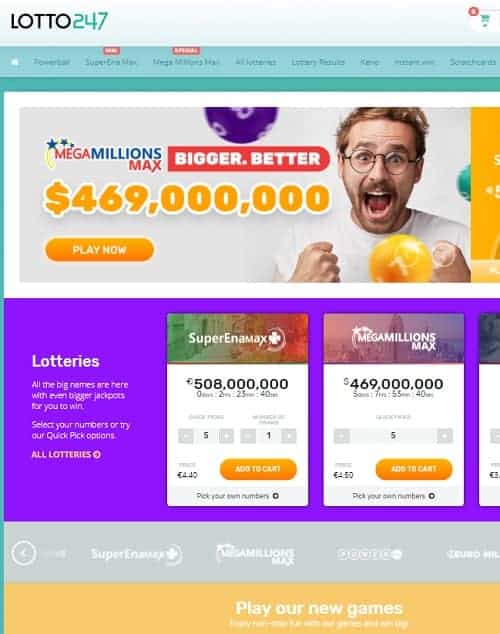 Lotto247.com free bonus