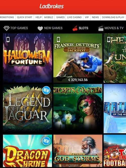 Ladbrokes Casino, Poker and Sportsbook