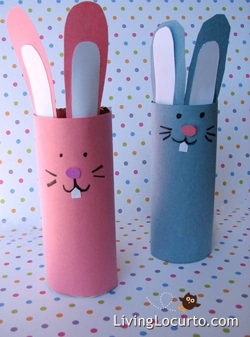 Easter Paper Crafts for Kids {Toilet Paper Roll Craft}