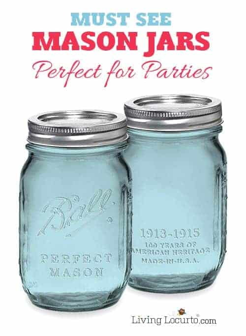 Must See Mason Jars! Fun Party and Gift Ideas using jars. LivingLocurto.com