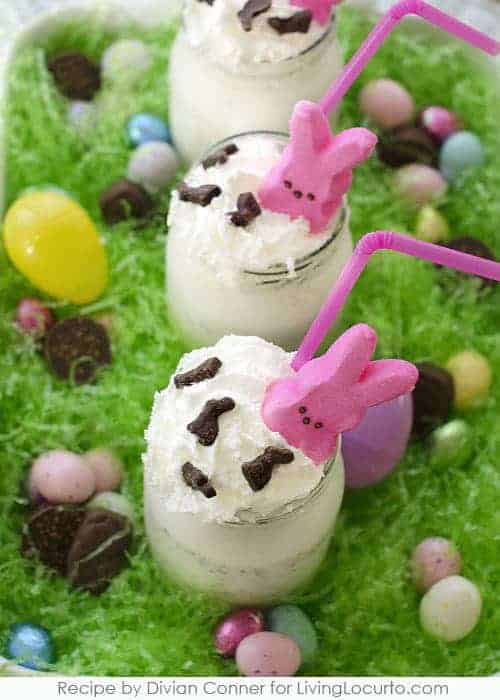 Easter Candy Robins Egg and Peeps Milkshake Recipe at LivingLocurto.com