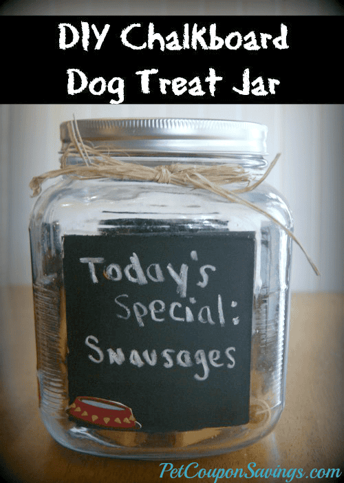 DIY Chalkboard Dog Treat Jar2