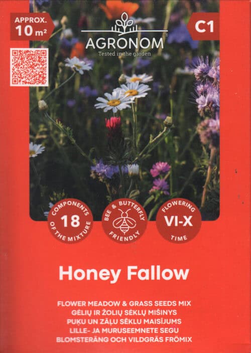 Lillemuru üheaastastest suvelilledest ja heintaimedest / Lille-ja muruseemnete segu "Honey Fallow"