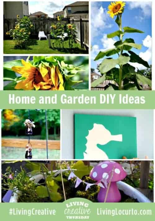 Home and Garden DIY Ideas for Living Creative Thursday on LivingLocurto.com