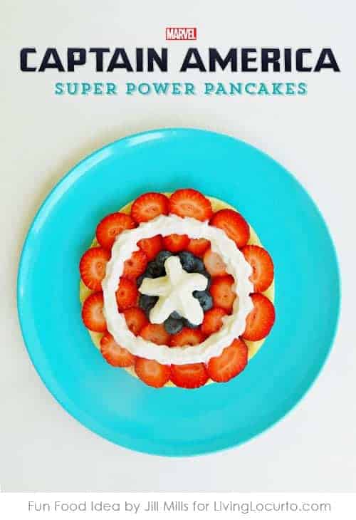 Captain America Pancakes