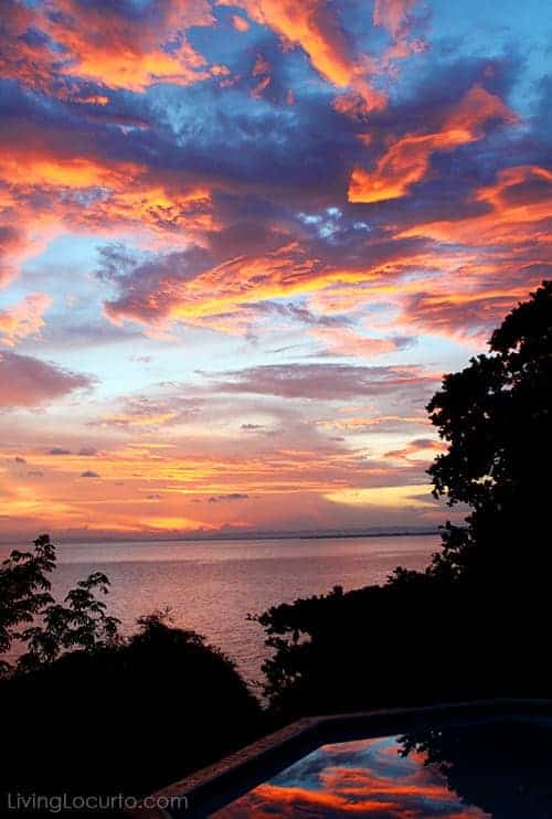 Sunset at Bluefields Bay Villas in Jamaica - LivingLocurto.com