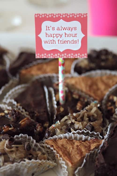 Simple & Fun Happy Hour Party Ideas and Free Printables! LivingLocurto.com