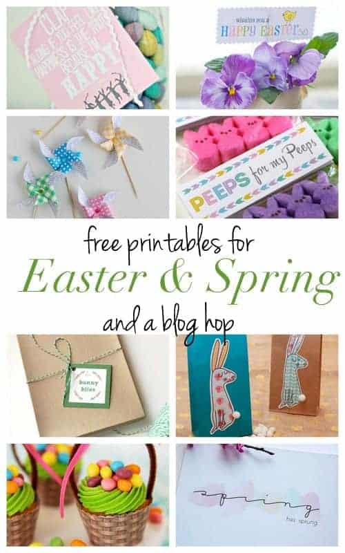 8 FREE Printables for Easter and Spring! Blog Hop at LivingLocurto.com