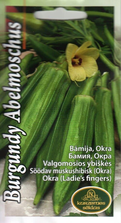 Okra "Burgundy Abelmoschus"