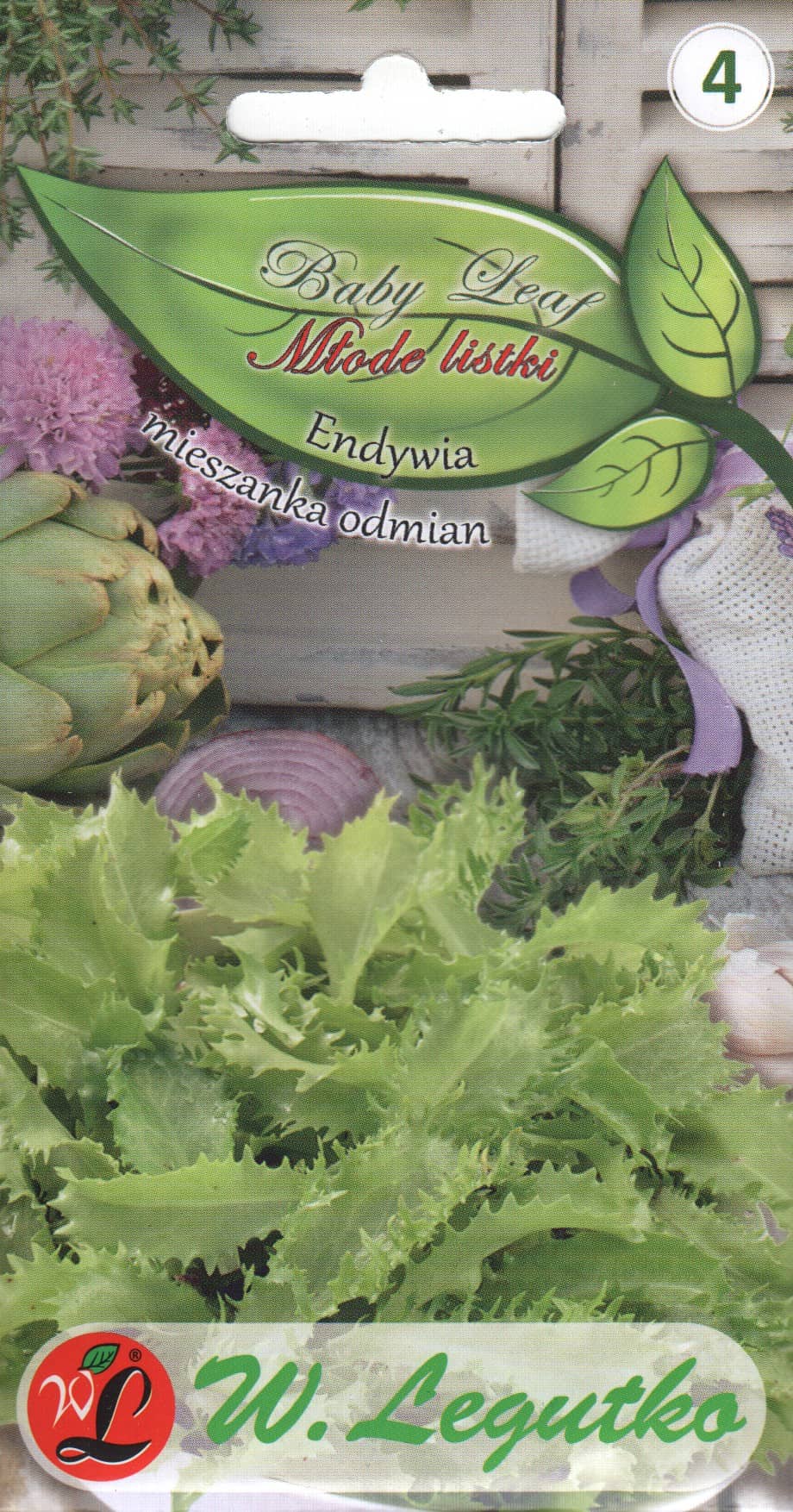 Kähar frisee-salat - endiivia segu - Baby Leaf