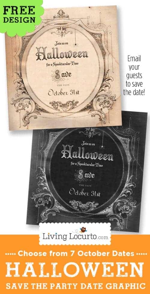 Halloween Party – Save the Date Invitation