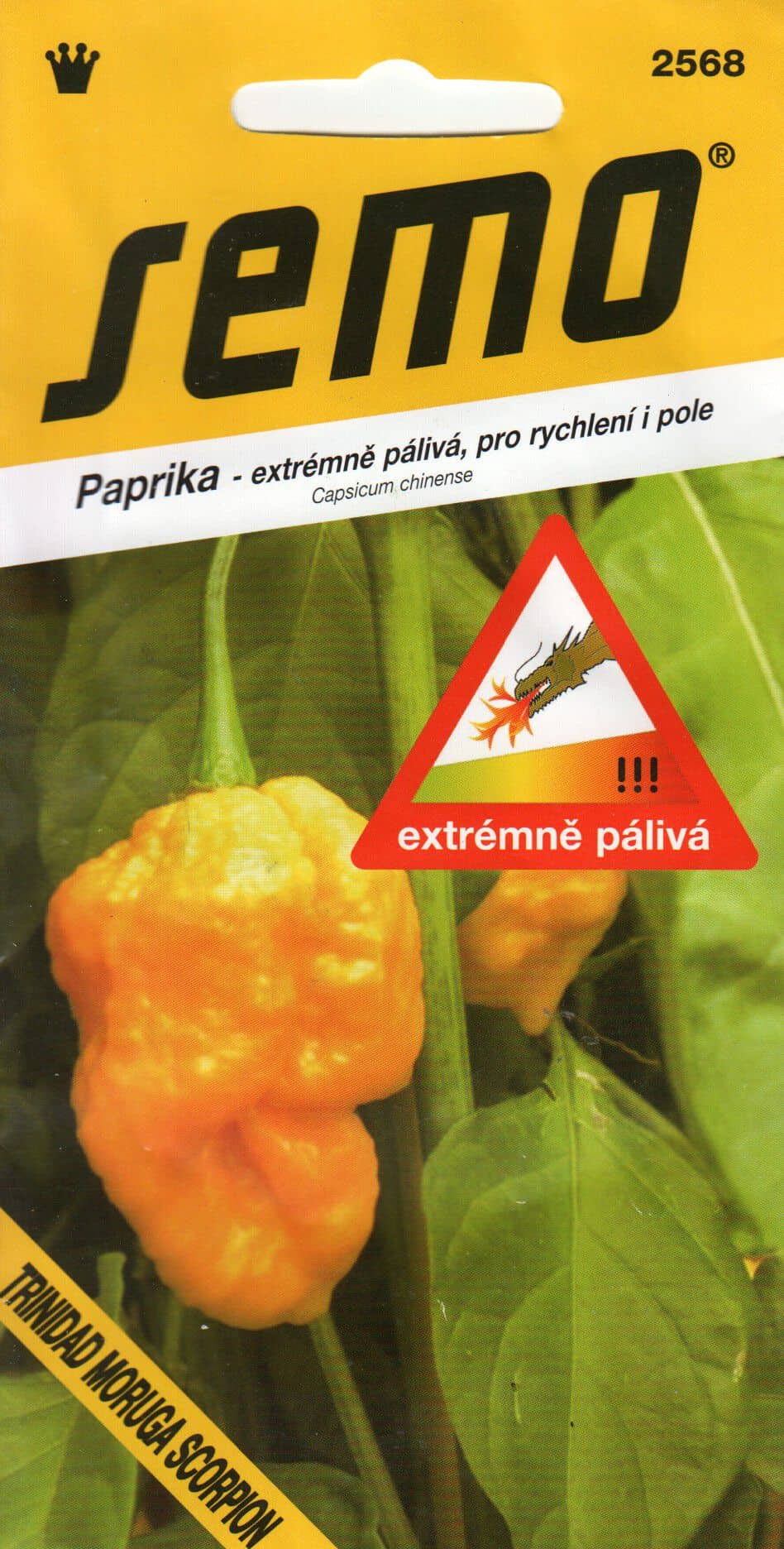 Kariibi paprika "Trinidad Moruga Scorpion Yellow"