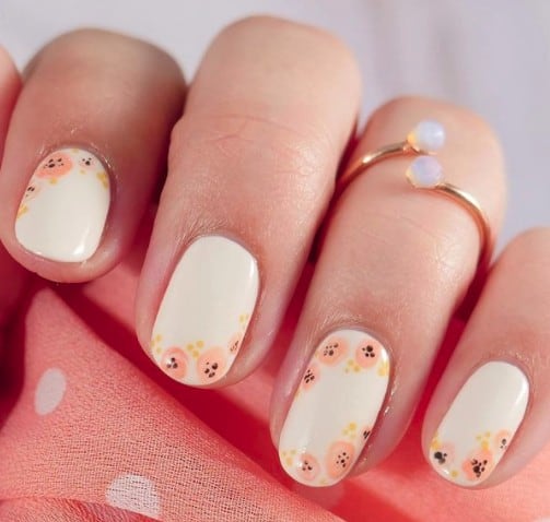 Floral Nail Design