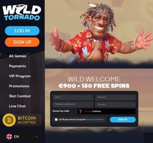 Wild Tornado Casino Review