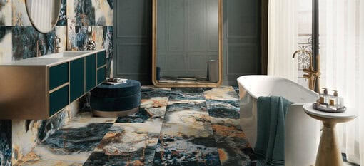 Midnight Blue Room Scene