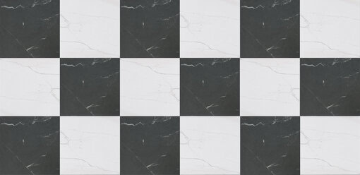 Grey Checkered tiles