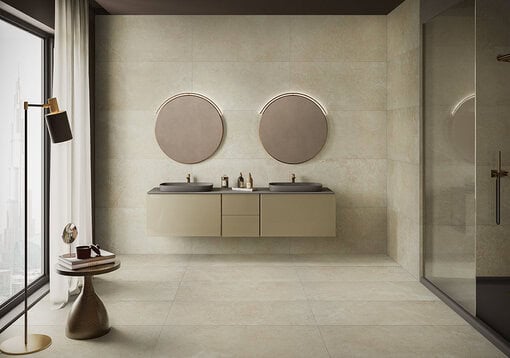 Glam Beige 48x24 Bathroom