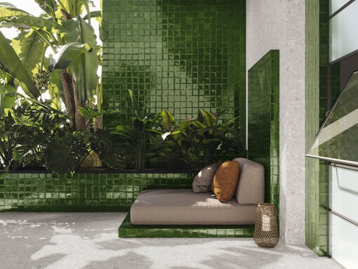 Nour dark green Sunroom