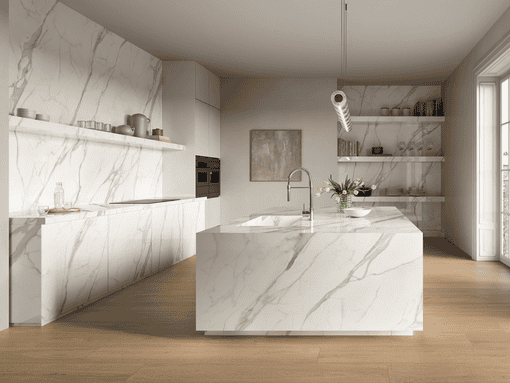 Marble Touch Calcatta Top Kitchen