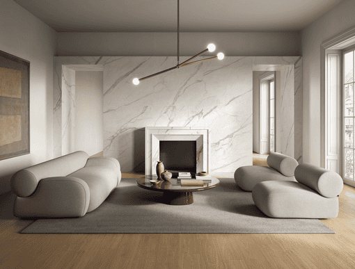 Marble Touch Calcatta Top Livingroom