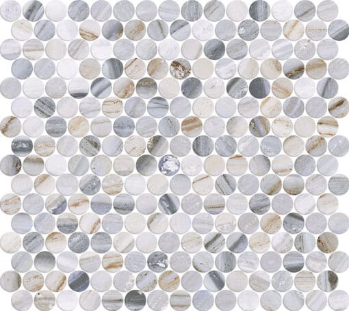 Prestige Recycled Glass Palissandro Penny Round