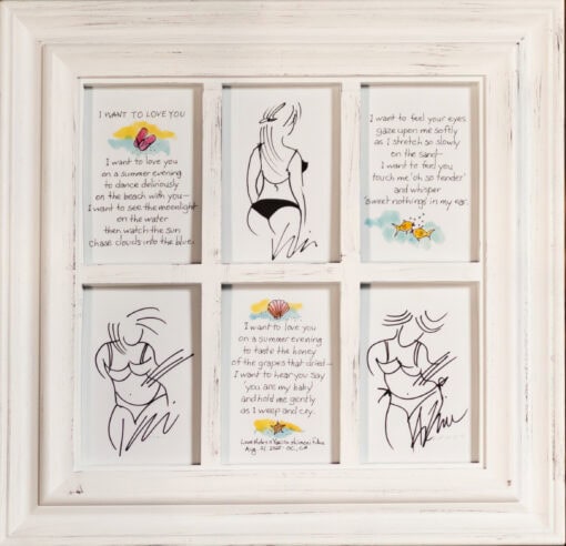 I Want to Love You—   [Framed Print & Poem 17x17]