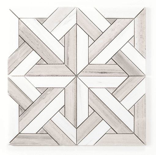 Chantilly Mosaic Dolomiti / Palisandro Polished Marble