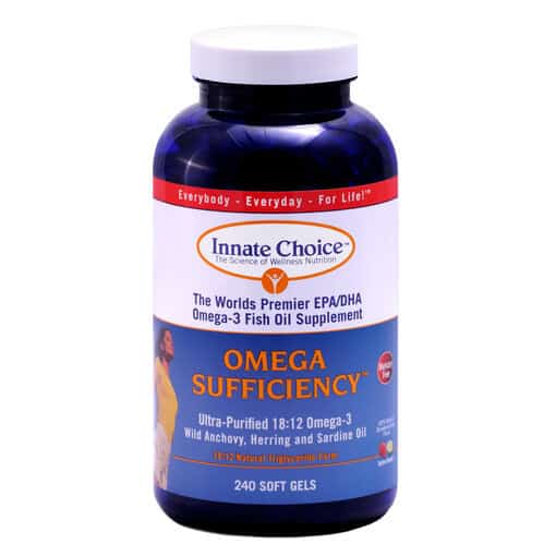 Omega Sufficiency Fish Oil Strawberry Lime Capsules