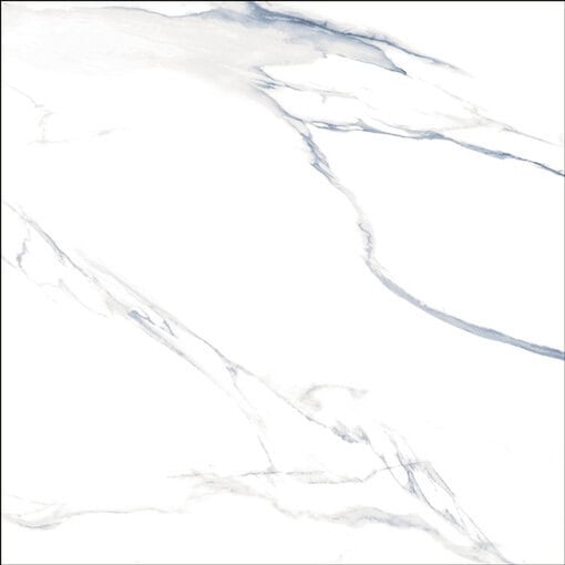 Aurora Blue veining calacatta-look porcelain