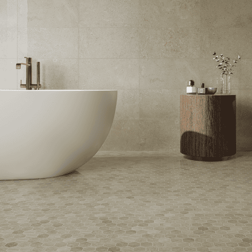 Glam Beige 2" Hex