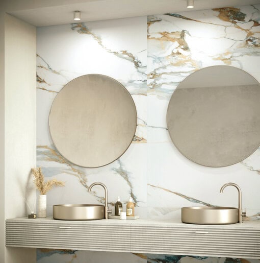 24x48 Tropical Breeze Wall scene