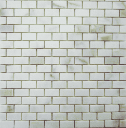 Calacatta Gold Polished Marble Brick 5/8x1 1/4