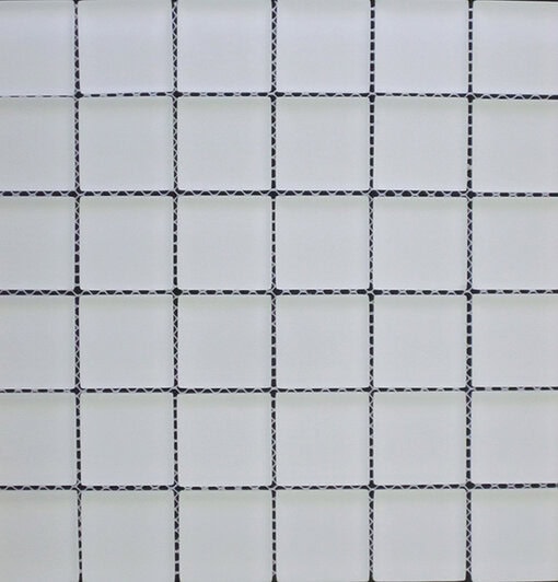 2"x2" Frost glass super white