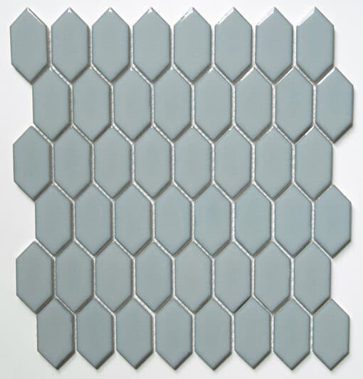 Recycled Glass Mosaic - Elongated Hexagon "Picket" - Image 6