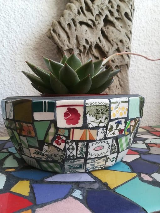 Pot vert idéal pour plante grasse by Sandrine Régaré