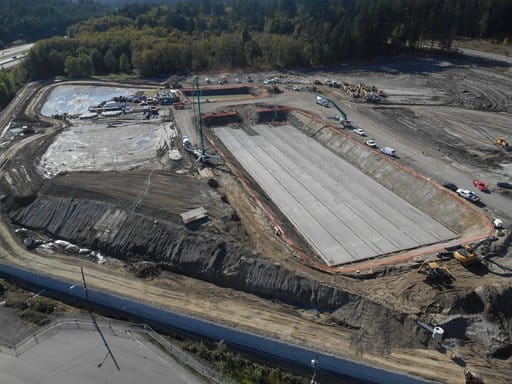 Silverdale Trails Aerial 1 21 1100x825 - Silverdale Trails - Underground Detention System