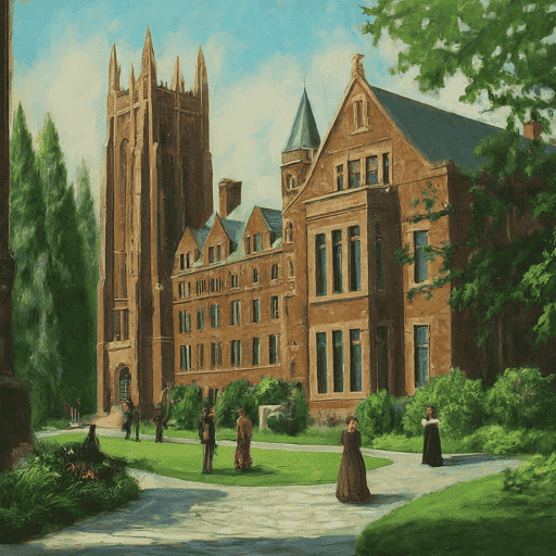university painting