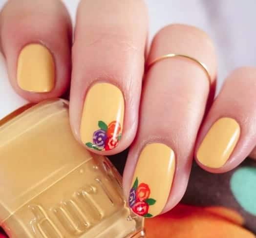 Floral Nail Design