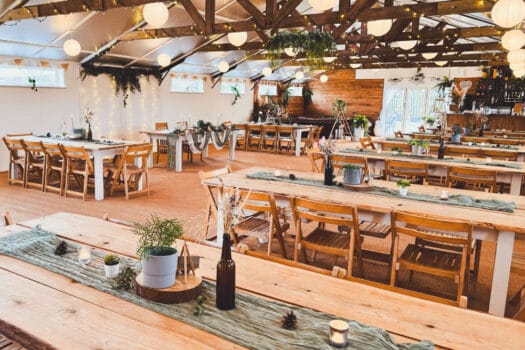 Furnished wedding barn Somerset