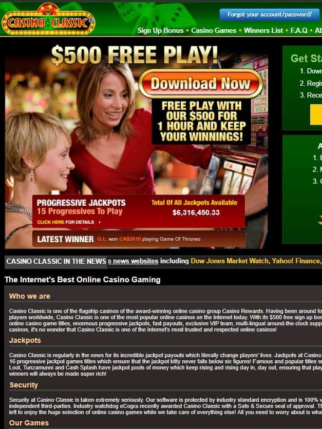 Casino Cassic Review